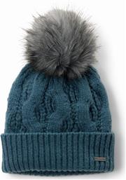 UNISEX ΣΚΟΥΦΙ BOUNDLESS DAYS CABLE KNIT POM BEANIE 2092641-429 ΠΕΤΡΟΛ COLUMBIA