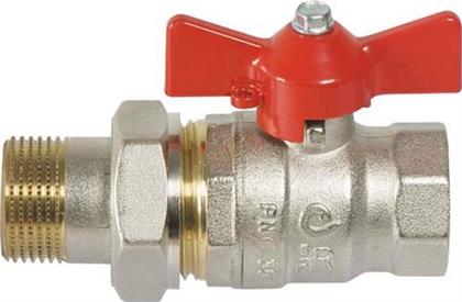 ΒΑΝΑ ΣΦΑΙΡΙΚΗ ΟΛΙΚΗΣ ΠΑΡΟΧΗΣ ΠΕΤΑΛΟΥΔΑ Α-Θ 1 1/4'' ΜΕ ΡΑΚΟΡ ART.140B COMISA