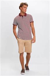 ΑΝΔΡΙΚΗ ΒΕΡΜΟΥΔΑ ΜΟΝΟΧΡΩΜΗ REGULAR FIT - D119000321201100 ΜΠΕΖ COMMANDER