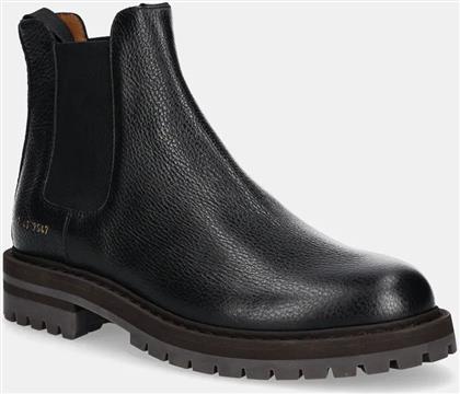 ΔΕΡΜΑΤΙΝΕΣ ΜΠΟΤΕΣ ΤΣΕΛΣΙ CHELSEA WORKBOOT IN LEATHER ΧΡΩΜΑ: ΜΑΥΡΟ, 2447 COMMON PROJECTS