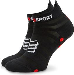 ΚΑΛΤΣΕΣ ΚΟΝΤΕΣ UNISEX PRO RACING SOCKS V4.0 ULTRALIGHT RUN LOW XU00051B ΜΑΥΡΟ COMPRESSPORT