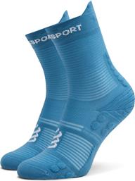 ΚΑΛΤΣΕΣ ΨΗΛΕΣ UNISEX PRO RACING V4.0 RUN HIGH XU00046B ΜΠΛΕ COMPRESSPORT