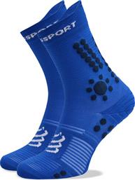 ΚΑΛΤΣΕΣ ΨΗΛΕΣ UNISEX PRO RACING V4.0 TRAIL XU00048B ΜΠΛΕ COMPRESSPORT