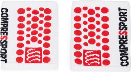 ΣΕΤ ΠΕΡΙΚΑΡΠΙΑ SWEATBANDS 3D.DOTS WSTV2 ΛΕΥΚΟ COMPRESSPORT