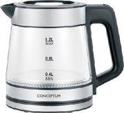 HOME ΓΥΑΛΙΝΟΣ ΗΛΕΚΤΡΙΚΟΣ ΒΡΑΣΤΗΡΑΣ INOX 12L 1500W CONCEPTUM