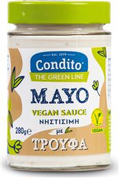 ΜΑΓΙΟΝΕΖΑ VEGAN ΧΩΡΙΣ ΓΛΟΥΤΕΝΗ ΜΕ ΤΡΟΥΦΑ THE GREEN LINE (280G) CONDITO