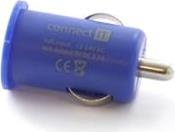 CI-589 USB CAR CHARGER 2.1A COLOUR LINE BLUE UNIVERSAL CONNECT IT από το e-SHOP