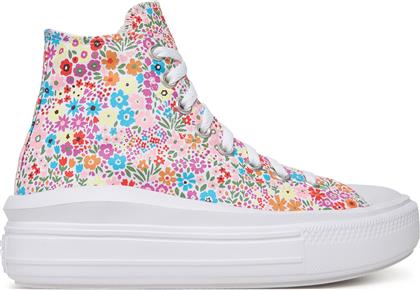 ΑΘΛΗΤΙΚΑ CHUCK TAYLOR ALL STAR MOVE PLATFORM MINI FLOWERS A14968C ΕΓΧΡΩΜΟ CONVERSE