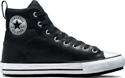 CHUCK TAYLOR ALL STAR FAUX LEATHER BERKSHIRE BOOT 171448C ΜΑΥΡΟ CONVERSE