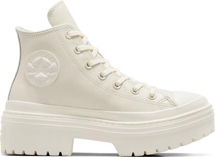 CHUCK TAYLOR ALL STAR HEEL LEATHER PLATFORM A10370C ΛΕΥΚΟ CONVERSE