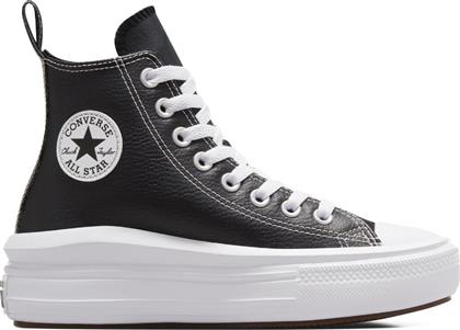 CHUCK TAYLOR ALL STAR MOVE PLATFORM LEATHER A04831C ΜΑΥΡΟ CONVERSE