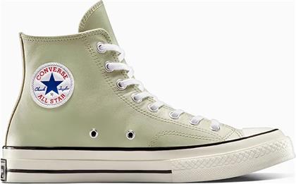 ΔΕΡΜΑΤΙΝΑ ΕΛΑΦΡΙΑ ΠΑΠΟΥΤΣΙΑ CHUCK 70 ΧΡΩΜΑ: ΠΡΑΣΙΝΟ, A10549C CONVERSE