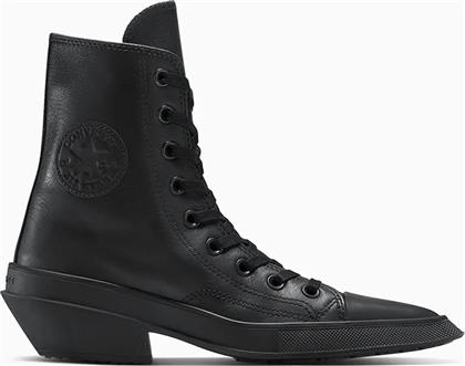 ΔΕΡΜΑΤΙΝΑ ΕΛΑΦΡΙΑ ΠΑΠΟΥΤΣΙΑ CHUCK 70 DE LUXE POINTED ΧΡΩΜΑ: ΜΑΥΡΟ, A13014C CONVERSE
