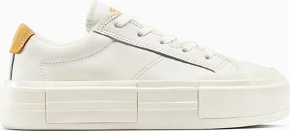 ΔΕΡΜΑΤΙΝΑ ΕΛΑΦΡΙΑ ΠΑΠΟΥΤΣΙΑ CHUCK TAYLOR ALL STAR CRUISE ΧΡΩΜΑ: ΑΣΠΡΟ, A15817C CONVERSE
