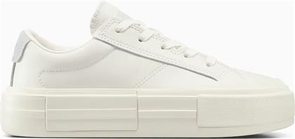 ΔΕΡΜΑΤΙΝΑ ΕΛΑΦΡΙΑ ΠΑΠΟΥΤΣΙΑ CHUCK TAYLOR ALL STAR CRUISE ΧΡΩΜΑ: ΑΣΠΡΟ, A15818C CONVERSE