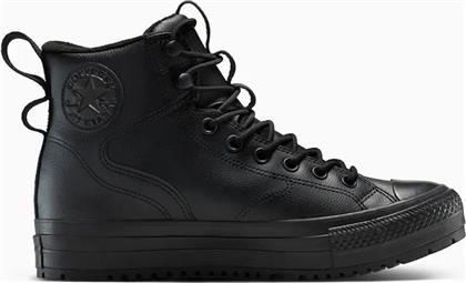 ΔΕΡΜΑΤΙΝΑ ΕΛΑΦΡΙΑ ΠΑΠΟΥΤΣΙΑ CHUCK TAYLOR ALL STAR HIKER BOOT WATER REPELLENT ΧΡΩΜΑ: ΜΑΥΡΟ, A13234C CONVERSE