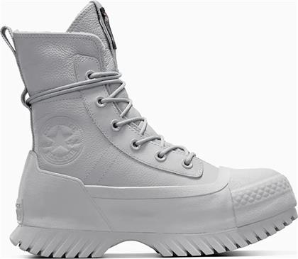ΔΕΡΜΑΤΙΝΑ ΕΛΑΦΡΙΑ ΠΑΠΟΥΤΣΙΑ CHUCK TAYLOR ALL STAR LUGGED 2.0 CC ΧΡΩΜΑ: ΓΚΡΙ, A12344C CONVERSE