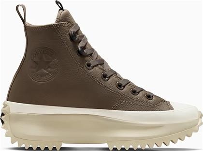 ΔΕΡΜΑΤΙΝΑ ΕΛΑΦΡΙΑ ΠΑΠΟΥΤΣΙΑ RUN STAR HIKE ΧΡΩΜΑ: ΚΑΦΕ, A10049C CONVERSE