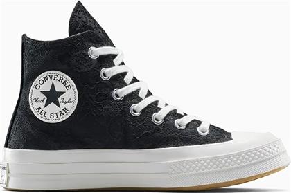ΠΑΝΙΝΑ ΠΑΠΟΥΤΣΙΑ CHUCK 70 LACE ΧΡΩΜΑ: ΜΑΥΡΟ, A13665C CONVERSE