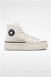 ΠΑΝΙΝΑ ΠΑΠΟΥΤΣΙΑ CHUCK TAYLOR ALL STAR CONSTRUCT ΧΡΩΜΑ: ΑΣΠΡΟ, A02832C CONVERSE