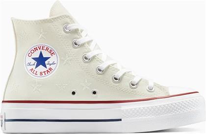 ΠΑΝΙΝΑ ΠΑΠΟΥΤΣΙΑ CHUCK TAYLOR ALL STAR LIFT ΧΡΩΜΑ: ΑΣΠΡΟ, A15538C CONVERSE