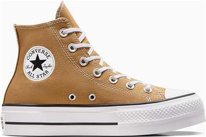 ΠΑΝΙΝΑ ΠΑΠΟΥΤΣΙΑ CHUCK TAYLOR ALL STAR LIFT ΧΡΩΜΑ: ΜΠΕΖ, A07210C CONVERSE