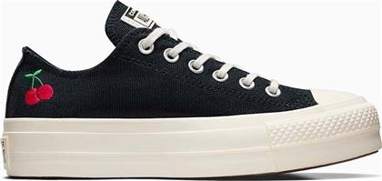 ΠΑΝΙΝΑ ΠΑΠΟΥΤΣΙΑ CHUCK TAYLOR ALL STAR LIFT ΧΡΩΜΑ: ΜΑΥΡΟ, A08862C CONVERSE