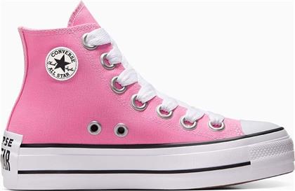 ΠΑΝΙΝΑ ΠΑΠΟΥΤΣΙΑ CHUCK TAYLOR ALL STAR LIFT ΧΡΩΜΑ: ΡΟΖ, A10423C CONVERSE