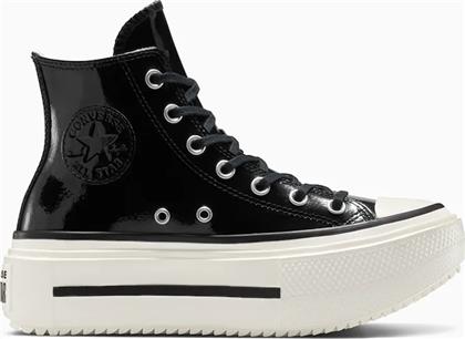 ΠΑΝΙΝΑ ΠΑΠΟΥΤΣΙΑ CHUCK TAYLOR ALL STAR LIFT DOUBLE STACK ΧΡΩΜΑ: ΜΑΥΡΟ, A12977C CONVERSE