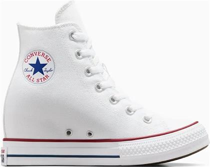 ΠΑΝΙΝΑ ΠΑΠΟΥΤΣΙΑ CHUCK TAYLOR ALL STAR WEDGE ΧΡΩΜΑ: ΑΣΠΡΟ, A11908C CONVERSE