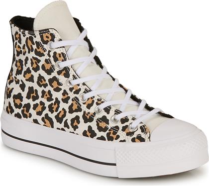 ΨΗΛΑ SNEAKERS CHUCK TAYLOR ALL STAR LIFT PLATFORM LEOPARD LOVE CONVERSE