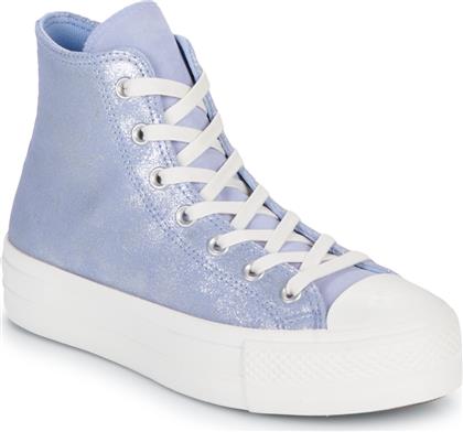 ΨΗΛΑ SNEAKERS CHUCK TAYLOR ALL STAR LIFT PLATFORM SUEDE SHIMMER CONVERSE από το SPARTOO