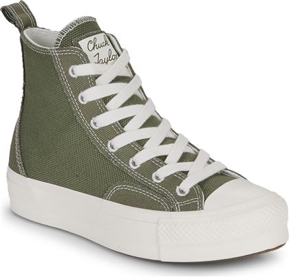 ΨΗΛΑ SNEAKERS CHUCK TAYLOR ALL STAR LIFT-UTILITY/EGRET/EGRET CONVERSE
