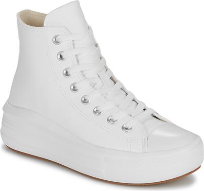 ΨΗΛΑ SNEAKERS CHUCK TAYLOR ALL STAR MOVE PLATFORM LEATHER CONVERSE