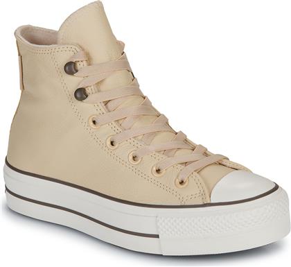 ΨΗΛΑ SNEAKERS CHUCK TAYOR ALL STAR LIFT PLATFORM WEATHERIZED LEATHER CONVERSE