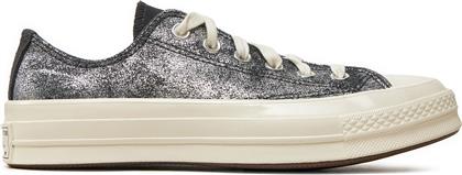 SNEAKERS CHUCK 70 SUEDE SHIMMER OX A10379C ΓΚΡΙ CONVERSE