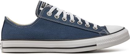 SNEAKERS CHUCK TAYLOR ALL STAR CANVAS AND JACQUARD A08729C ΣΚΟΥΡΟ ΜΠΛΕ CONVERSE