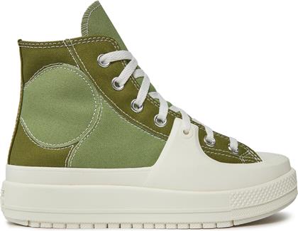 SNEAKERS CHUCK TAYLOR ALL STAR CONSTRUCT A03471C ΠΡΑΣΙΝΟ CONVERSE από το EPAPOUTSIA