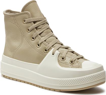 SNEAKERS CHUCK TAYLOR ALL STAR CONSTRUCT LEATHER A06595C ΜΠΕΖ CONVERSE από το EPAPOUTSIA