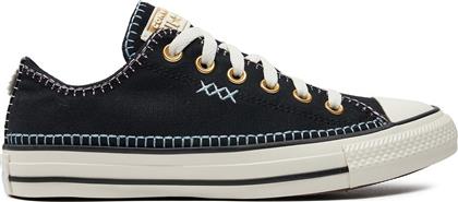 SNEAKERS CHUCK TAYLOR ALL STAR CRAFTED STITCHING OX A07546C ΜΑΥΡΟ CONVERSE