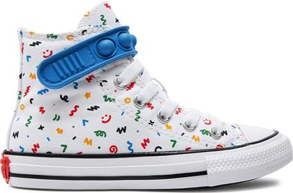 SNEAKERS CHUCK TAYLOR ALL STAR EASY ON DOODLES A06316C WHITE/BLUE SLUSHY/WHITE CONVERSE