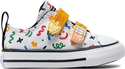 SNEAKERS CHUCK TAYLOR ALL STAR EASY-ON DOODLES A07219C ΛΕΥΚΟ CONVERSE από το MODIVO