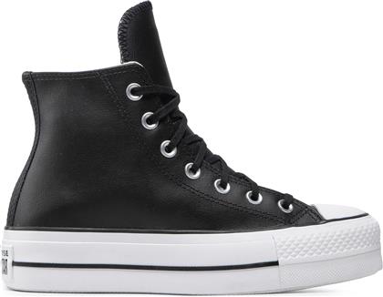 SNEAKERS CHUCK TAYLOR ALL STAR LIFT CLEAN HI 561675C ΜΑΥΡΟ CONVERSE