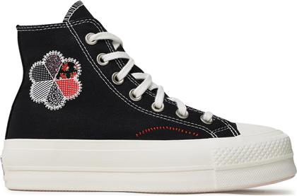 SNEAKERS CHUCK TAYLOR ALL STAR LIFT HI A05194C ΜΑΥΡΟ CONVERSE