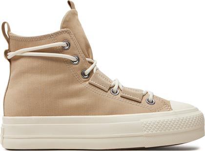 SNEAKERS CHUCK TAYLOR ALL STAR LIFT PLATFORM A06494C NUTTY GRANOLA/EGRET/FOSSILIZED CONVERSE από το EPAPOUTSIA