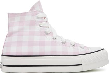 SNEAKERS CHUCK TAYLOR ALL STAR LIFT PLATFORM GINGHAM A13663C ΡΟΖ CONVERSE