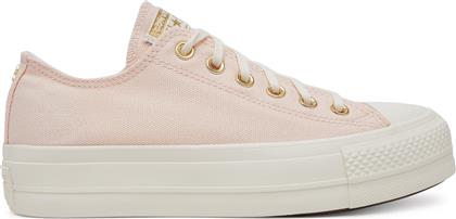 SNEAKERS CHUCK TAYLOR ALL STAR LIFT PLATFORM GOLD A12584C ΡΟΖ CONVERSE