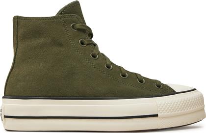 SNEAKERS CHUCK TAYLOR ALL STAR LIFT PLATFORM HI A11144C ΠΡΑΣΙΝΟ CONVERSE