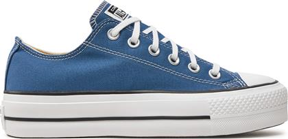 SNEAKERS CHUCK TAYLOR ALL STAR LIFT PLATFORM OX A08289C ΣΚΟΥΡΟ ΜΠΛΕ CONVERSE