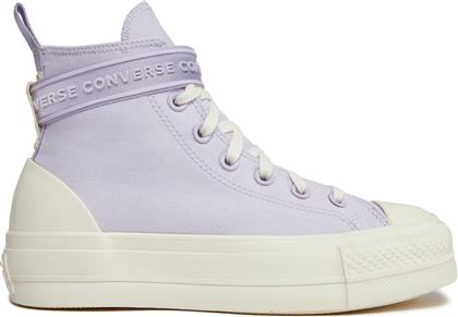 SNEAKERS CHUCK TAYLOR ALL STAR LIFT PLATFORM UTILITY STRAP A03961C ΜΩΒ CONVERSE